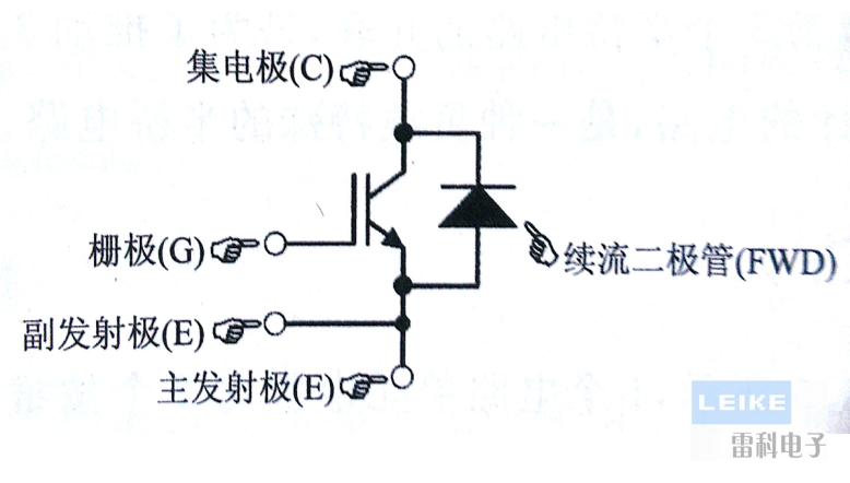 單管，模塊的內部等效電路圖
